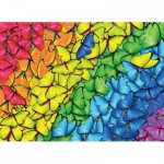 Puzzle   Metalldose - Butterfly Rainbow