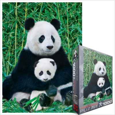 Puzzle Eurographics-6000-0173 Panda-Familie