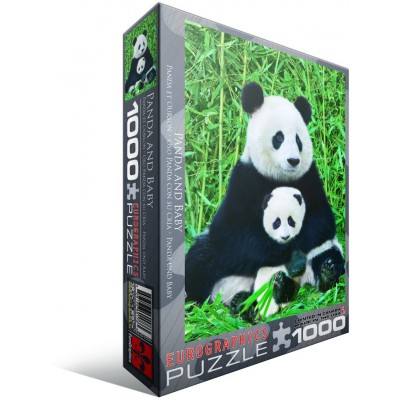 Puzzle Eurographics-6000-0173 Panda-Familie