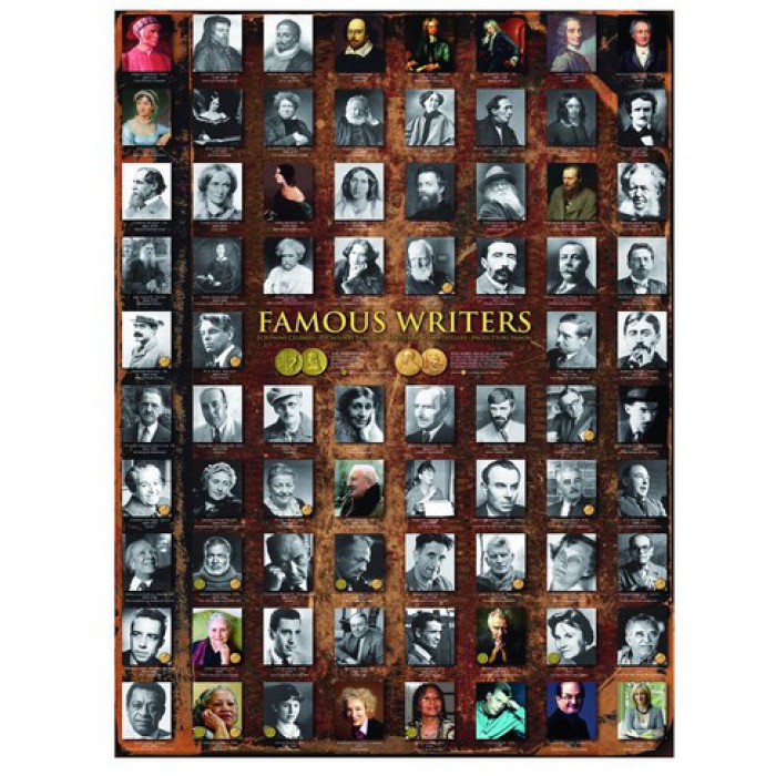 Puzzle Eurographics-6000-0249 Berühmte Schriftsteller