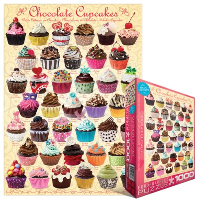Puzzle Eurographics-6000-0587 Shokoladen Cupcakes