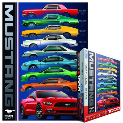 Puzzle Eurographics-6000-0699 Ford Mustang 50th Anniversary