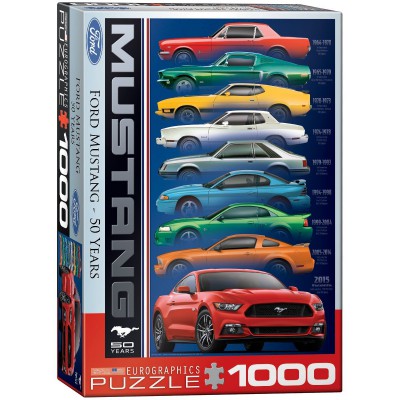 Puzzle Eurographics-6000-0699 Ford Mustang 50th Anniversary