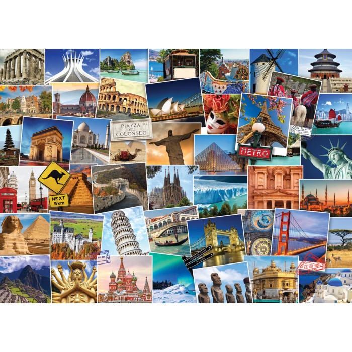 Puzzle  Eurographics-6000-0751 World Globetrotter