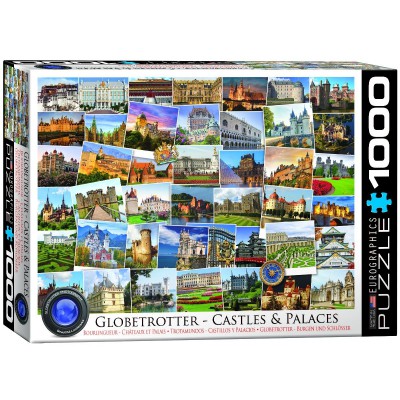 Puzzle Eurographics-6000-0762 Globetrotter - Burgen und Schlösser
