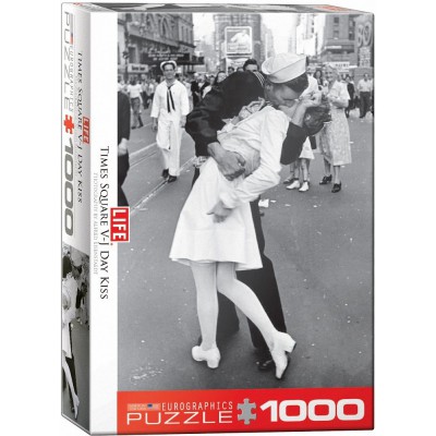 Puzzle Eurographics-6000-0820 LIFE Magazine - Times Square - Kissing on V-J Day