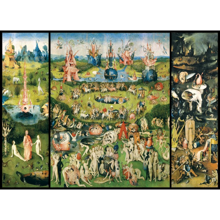 Puzzle Eurographics-6000-0830 Jérôme Bosch: Der Garten der Lüste