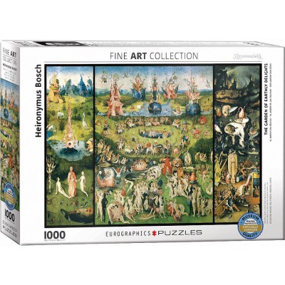 Puzzle Eurographics-6000-0830 Jérôme Bosch: Der Garten der Lüste