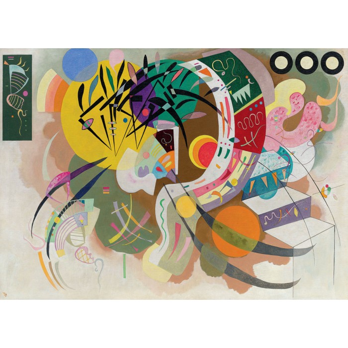 Puzzle Eurographics-6000-0839 Wassily Kandinsky - Dominante Kurve