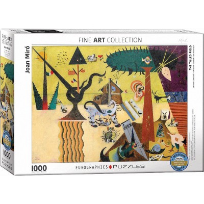 Puzzle Eurographics-6000-0858 Joan Miro - The Tilled Field