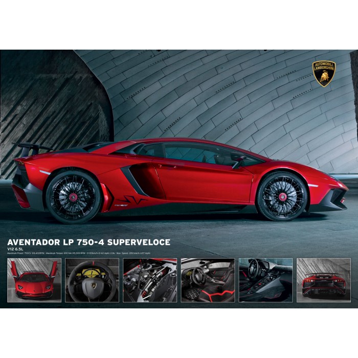 Puzzle Eurographics-6000-0871 Lamborghini Aventador 750-4 SV