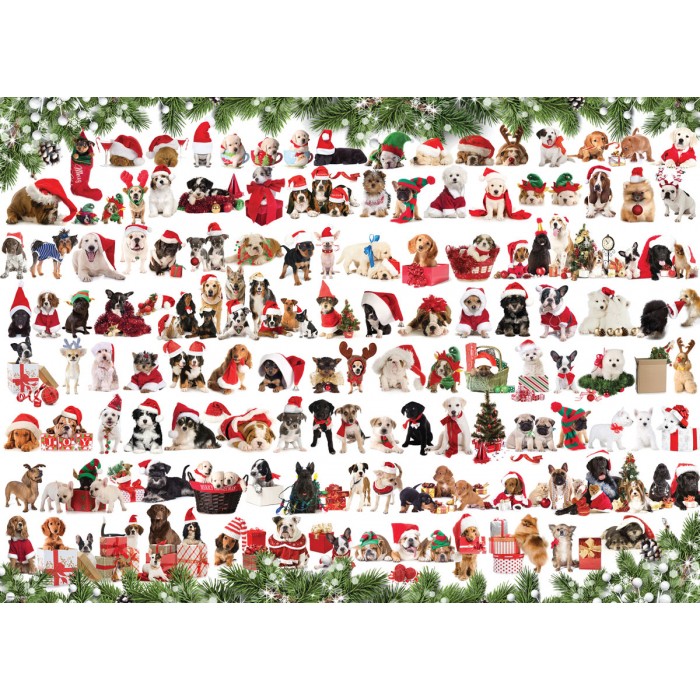 Puzzle  Eurographics-6000-0939 Weihnachtshund