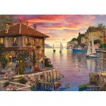 Puzzle  Eurographics-6000-0962 Dominic Davison - Mediterranean Harbor