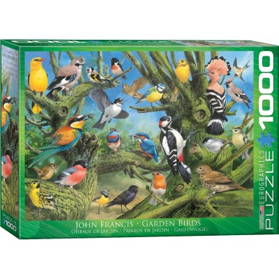 Puzzle Eurographics-6000-0967 Joahn Francis - Garden Birds
