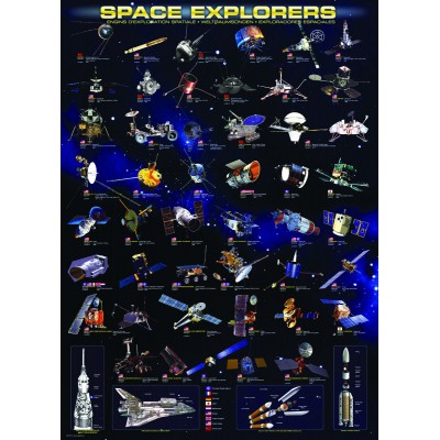 Puzzle Eurographics-6000-2001 Raumsonden NASA