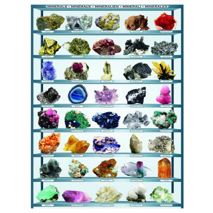 Puzzle Eurographics-6000-2008 Mineralien der Welt