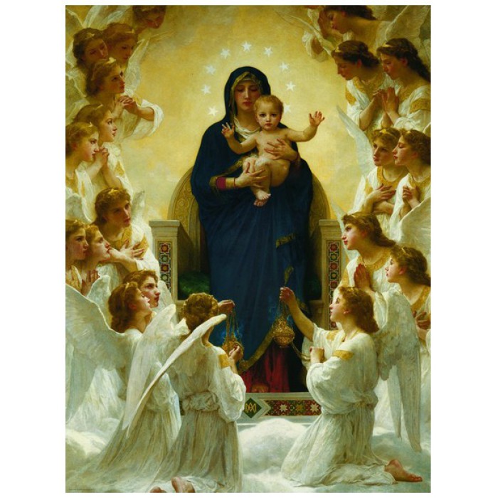 William A. Bouguereau: Jungfrau Maria mit Engeln