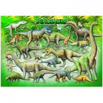 Puzzle  Eurographics-6100-0098 Dinosaurier