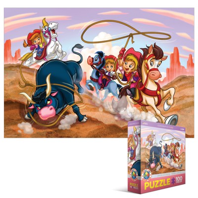 Puzzle Eurographics-6100-0649 Girl Power - Cowgirls