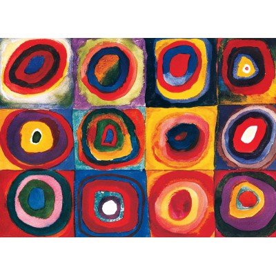 Puzzle Eurographics-6100-1323 Kandinsky Vassily - Color Study of Squares