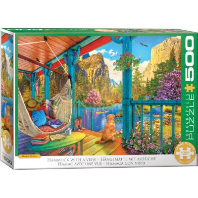 Puzzle Eurographics-6500-5885 XXL Teile - Hängematte mit Aussicht