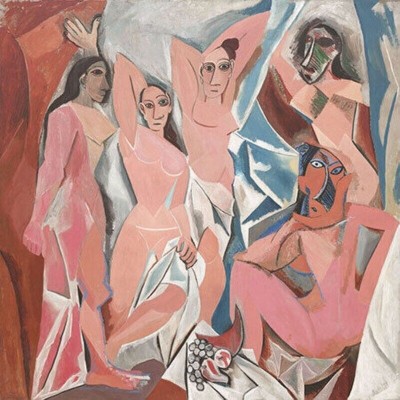 Puzzle Eurographics-6505-5851 Pablo Picasso - Die Jungen Damen von Avignon