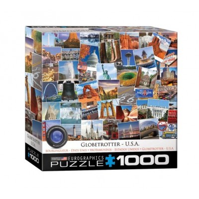 Puzzle Eurographics-8000-0750 Globetrotter - USA