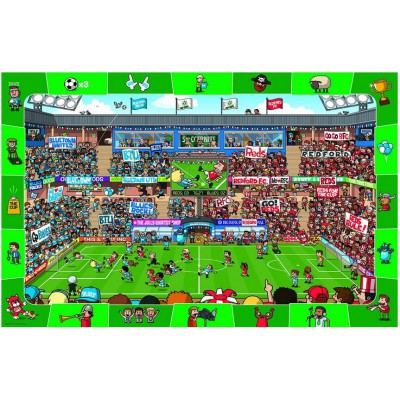 Puzzle Eurographics-8048-0476 Suche und Finde: Fußball