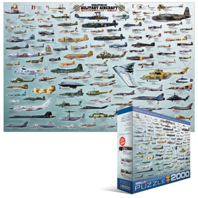Puzzle Eurographics-8220-0578 Kriegsflugzeuge Evolution