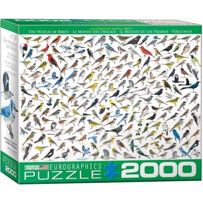 Puzzle Eurographics-8220-0821 Die Welt der Vögel von David Sibley