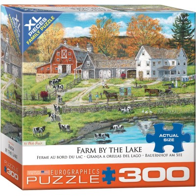Puzzle Eurographics-8300-5382 XXL Teile - Gemütliche Farm am Fluss