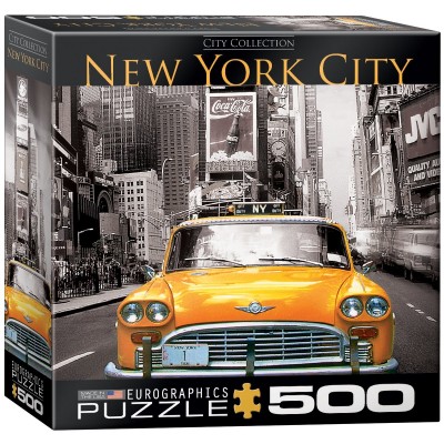 Puzzle Eurographics-8500-0657 XXL Teile - New York City Yellow Cab