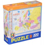 Puzzle   Karte von Europa (auf Englisch)
