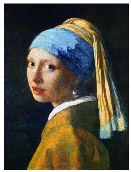 Vermeer Johannes: Das Mädchen mit Teile EUROGRAPHICS - 1665 Perlenohrring, Puzzle online kaufen 1000 - dem