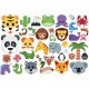 XXL Teile - Emoji Wildlife Animals