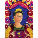 Puzzle   XXL Teile - Frida Kahlo - Self Portrait