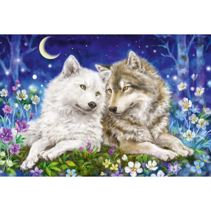 Puzzle   Kuschelige Wolfsfreunde
