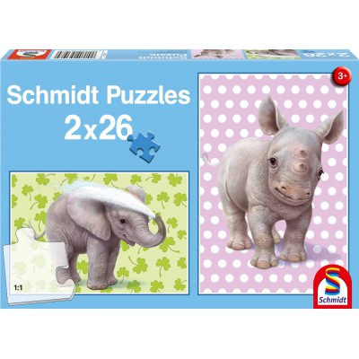Puzzle Schmidt-Spiele-56107 Zookinder