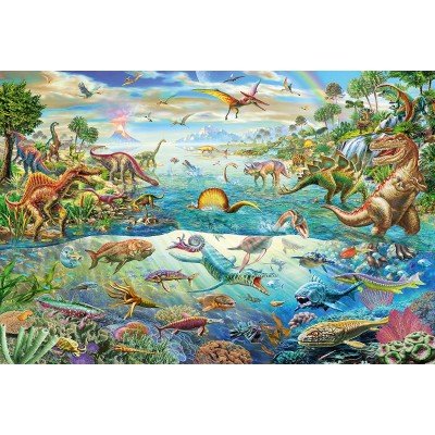 Puzzle Schmidt-Spiele-56253 Entdecke die Dinosaurier