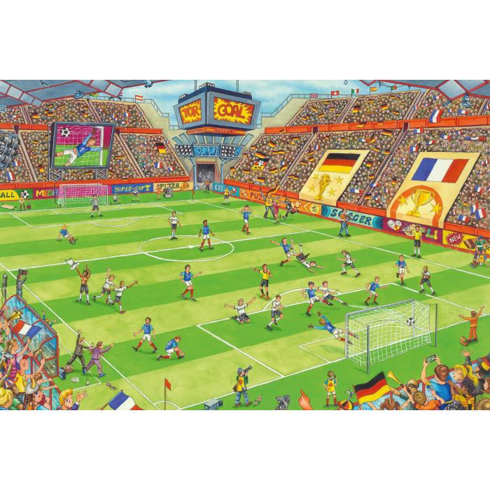 Puzzle  Schmidt-Spiele-56358 Fußballstadion