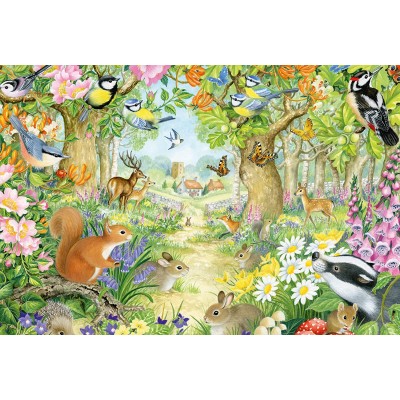 Puzzle Schmidt-Spiele-56370 Tiere im Wald
