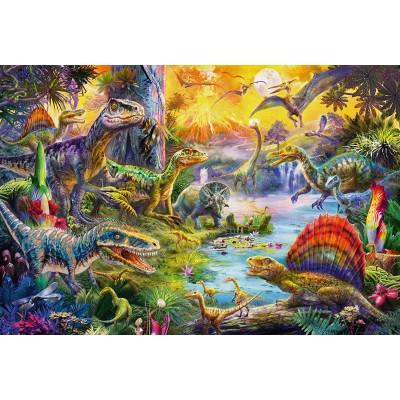 Puzzle Schmidt-Spiele-56372 Dinosaurier