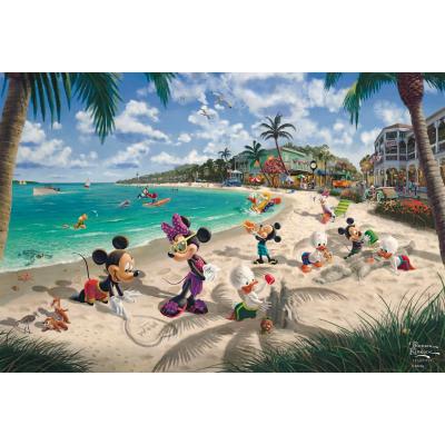 Puzzle Schmidt-Spiele-56559 Disney - Mickey & Minnie in Florida - Eco-Friendly