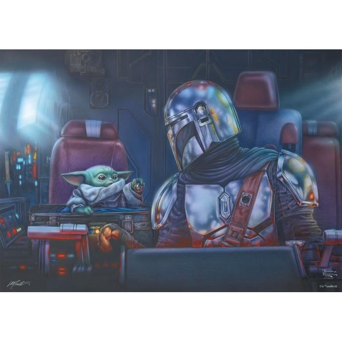 Puzzle  Schmidt-Spiele-57378 The Mandalorian - Zwei auf Achse
