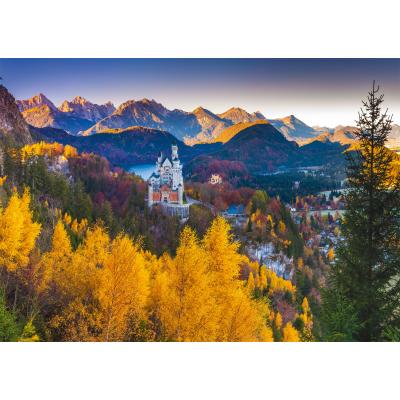 Puzzle Schmidt-Spiele-57390 Herbstliches Neuschwanstein