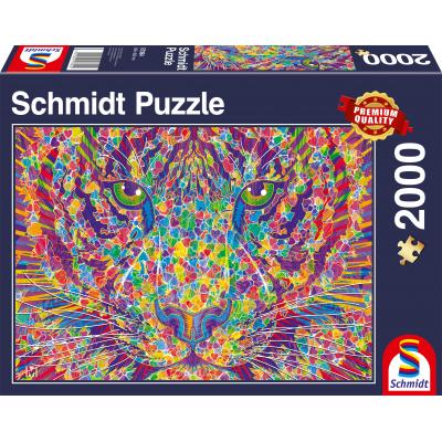 Puzzle Schmidt-Spiele-57394 Wildes Herz - Tiger
