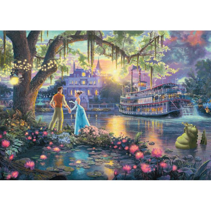 Puzzle  Schmidt-Spiele-57527 Disney - Die Prinzessin und der Frosch