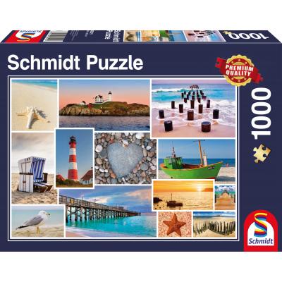 Puzzle Schmidt-Spiele-58221 Am Meer