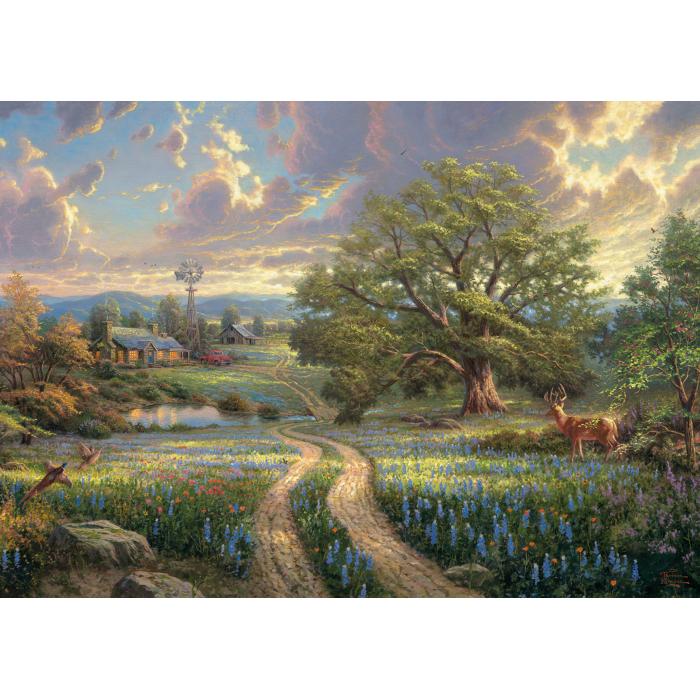 Puzzle  Schmidt-Spiele-58461 Thomas Kinkade: Country Living