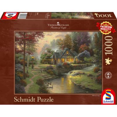 Puzzle Schmidt-Spiele-58464 Friedliche Abendstimmung
